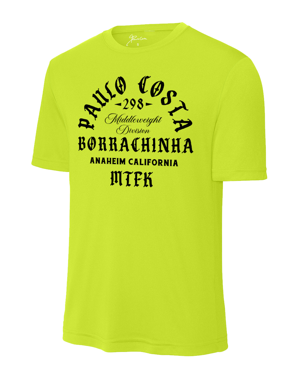 Neon dri fit t top shirt