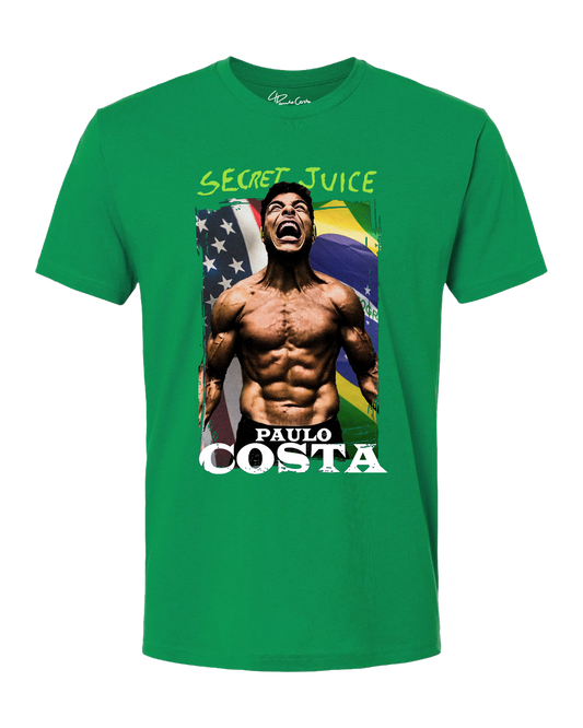 Brazil USA Flag Tee - Green