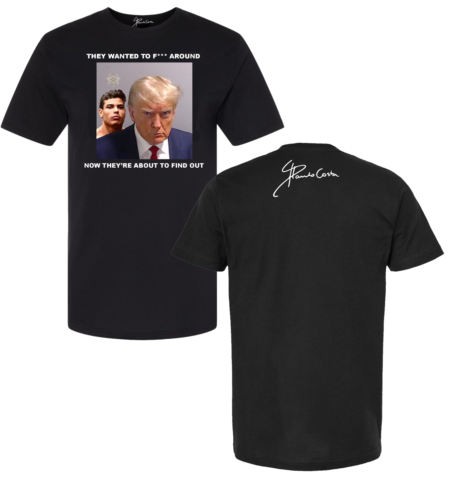 Trump x Paulo Mugshot