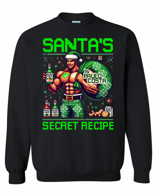 Santas Secret Crewneck - Black