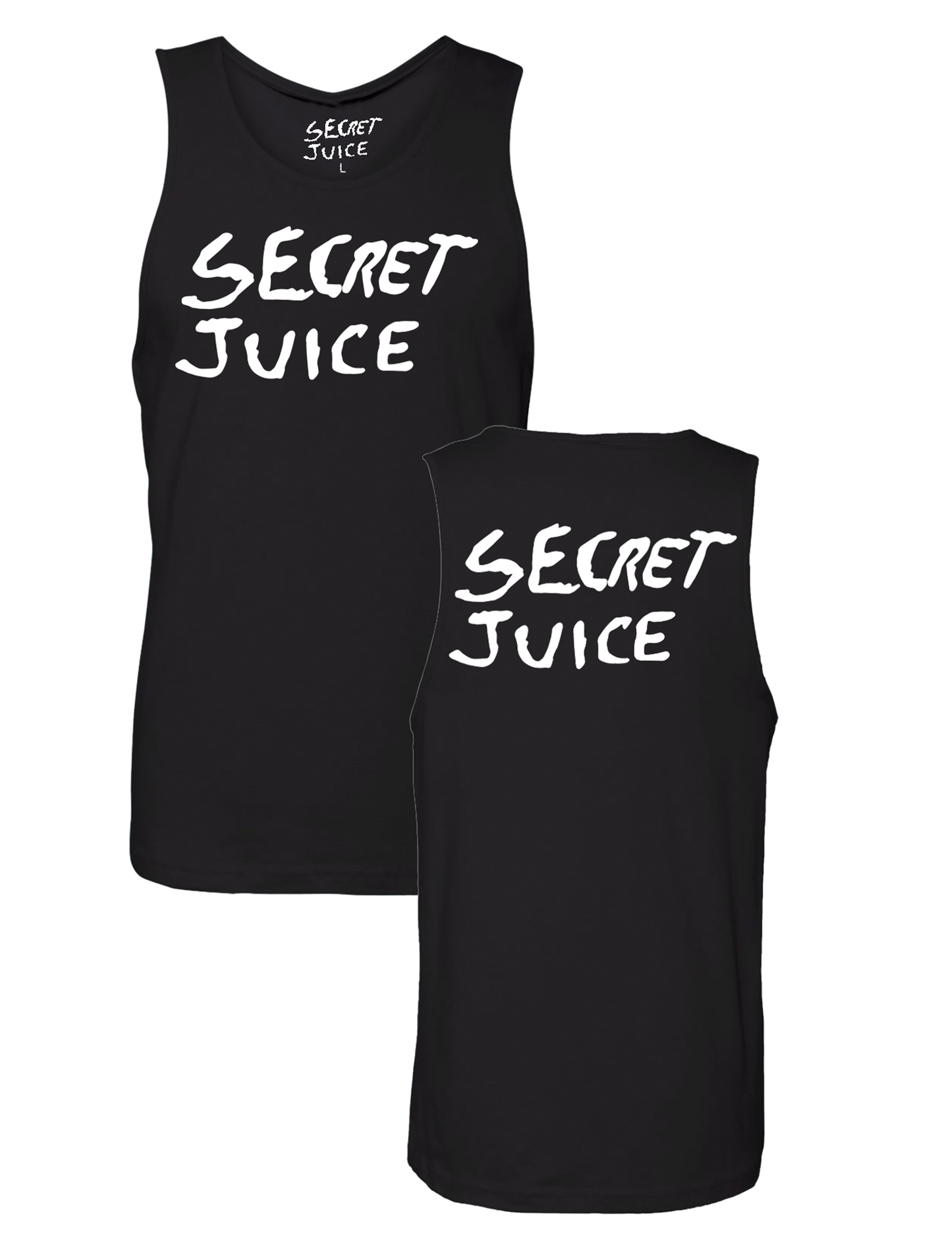 Secret Juice Tank Top - Black